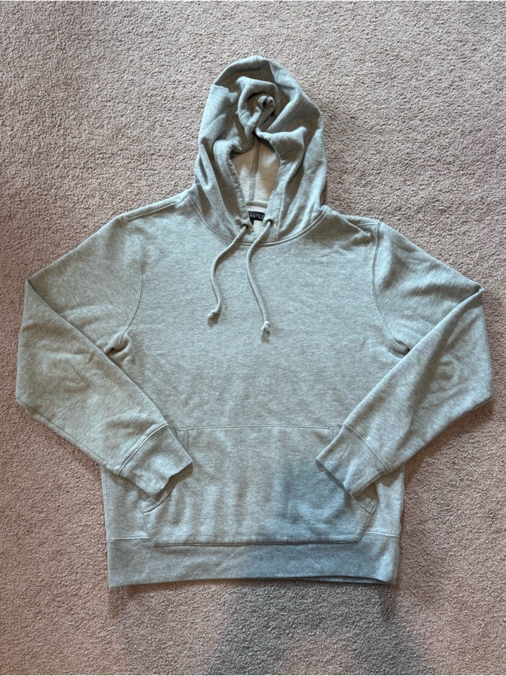 J. Crew Mercantile Hoodie Gray Mens Large